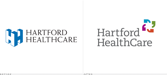 Hartford HealthCare Logo, Before and After