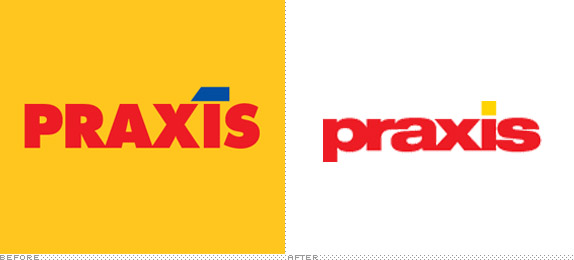 Praxis Logo, Before and After