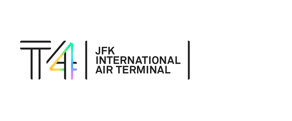 New Logo and Identity for JFK Terminal 4 by Base Design