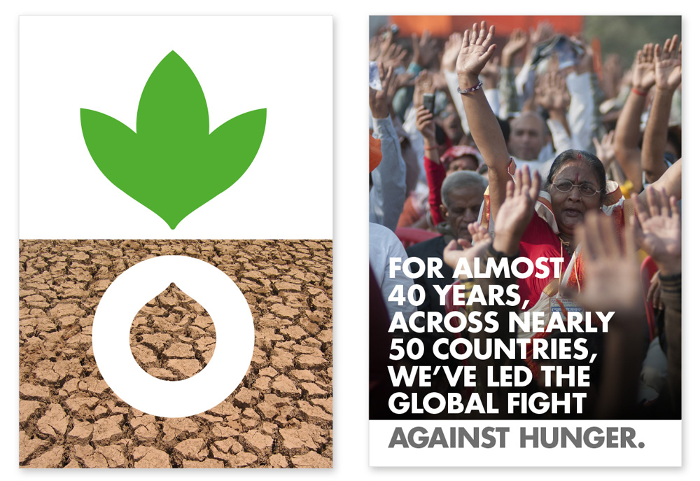 New Logo and Identity for Action Against Hunger by johnson banks
