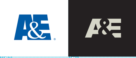 A&E Logo, Before and After