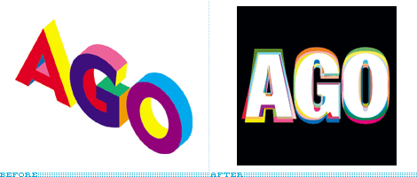 Art Gallery of Ontario Logo, Before and After