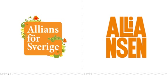 Alliansen Logo, Before and After