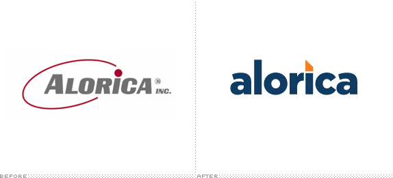 Alorica Logo, Before and After