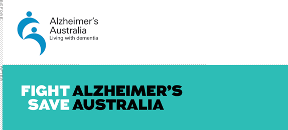 Alzheimer's Australia Logo, Before and After