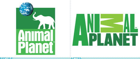 Animal Planet Logo, Before and After
