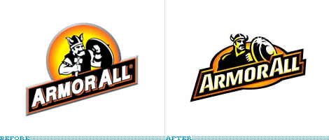 Armor All Logo, Before and After