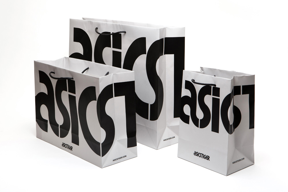 New Logo and Identity for ASICS Tiger by Alan Peckolick and Bruce Mau Design
