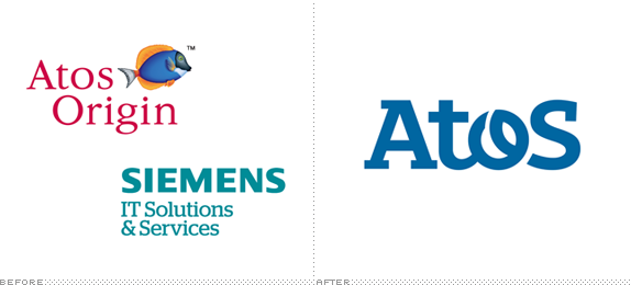 Atos Logo, Before and After
