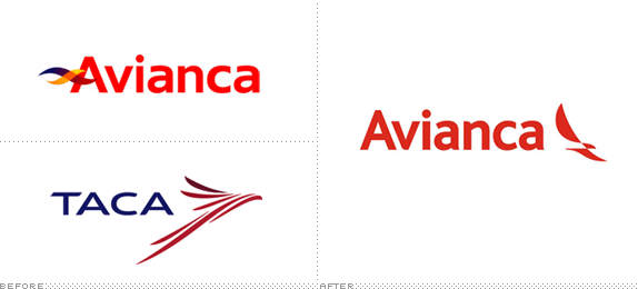 Avianca Logo, Before and After