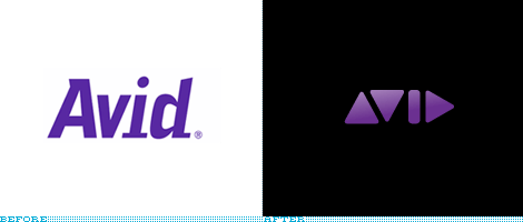 Avid Logo, Before and After