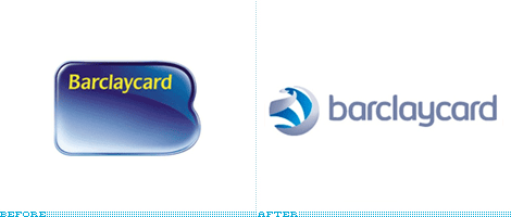 Barclaycard Logo, Before and After