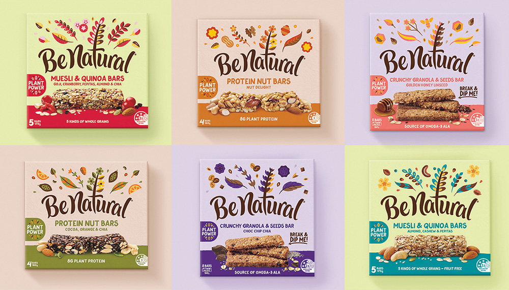 New Logo and Packaging for Be Natural by Loop Brands