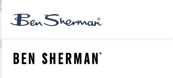 Ben Sherman Logo, Before and After
