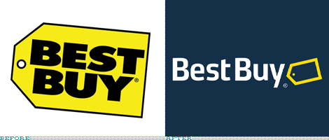 Best Buy Logo, Before and After