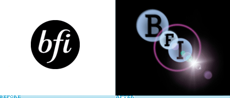 British Film Institute Logo, Before and After
