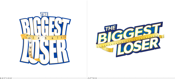 The Biggest Loser Logo, Before and After