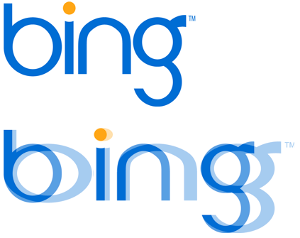 Bing Logo, Scaling