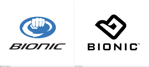 Bionic Logo, Before and After