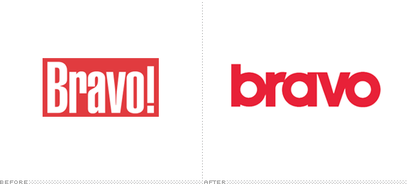Bravo Canada Logo, Before and After