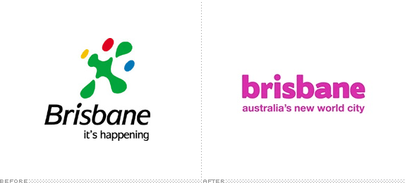 Brisbane Logo, Before and After