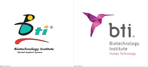 BTI Logo, Before and After