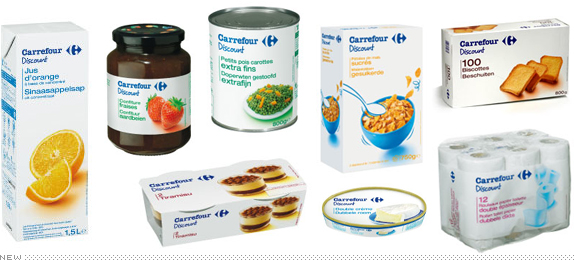 Carrefour Discount Packaging, New