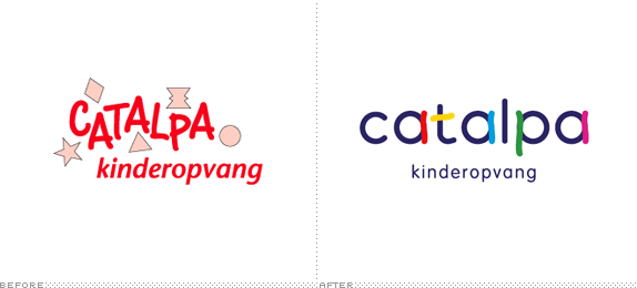 Catalpa Logo, Before and After