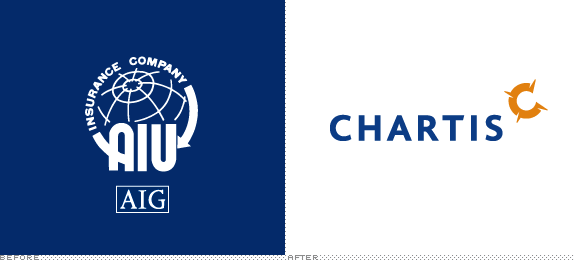 Chartis Logo, Before and After