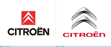 Citroën Logo, Before and After