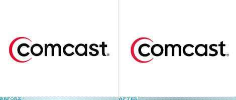 Comcast Logo, Before and After