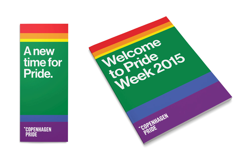 New Logo and Identity for Copenhagen Pride by Poulsen Projects