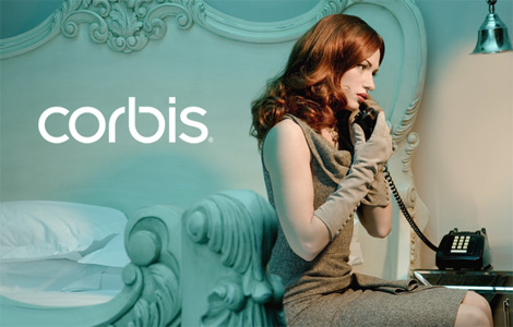 Corbis Logo, Applied