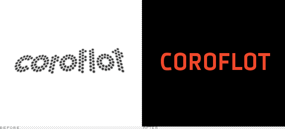 Coroflot Logo, Before and After