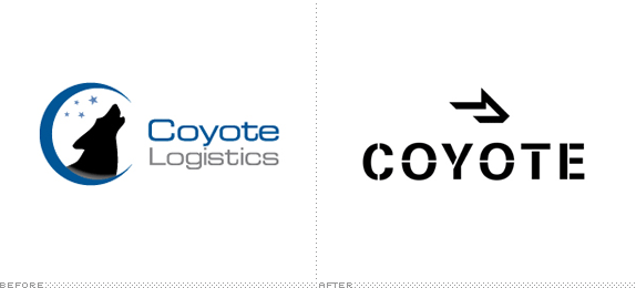 Coyote Logo, Before and After