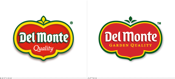 Del Monte Logo, Before and After