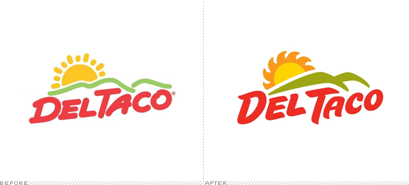 DelTaco Logo, Before and After