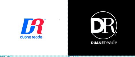 Duane Reade Logo, Before and After