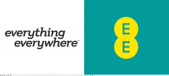 EE Logo, Before and After