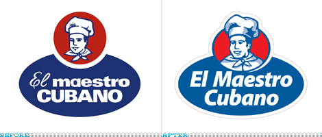 El Maestro Cubano Logo, Before and After