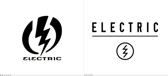 Electric Visual Logo, Before and After