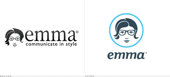 Emma Logo, Before and After
