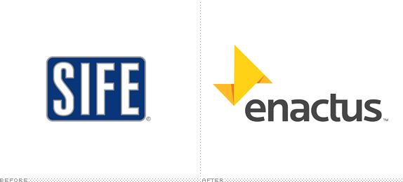 Enactus Logo, Before and After
