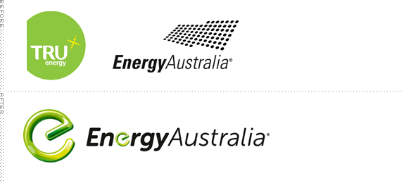 EnergyAustralia Logo, Before and After