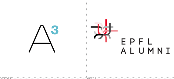 EPFL Alumni Association Logo, Before and After