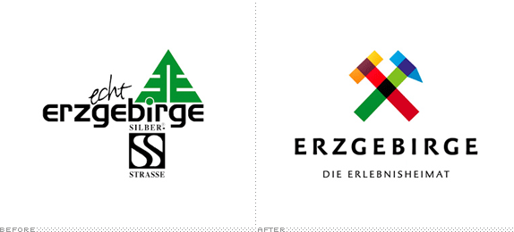 Erzgebirge Logo, Before and After