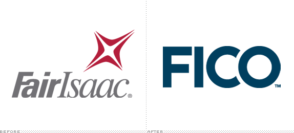 FICO Logo, Before and After