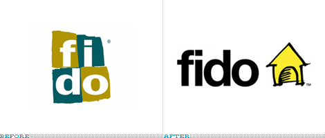 Fido Logo, Before and After