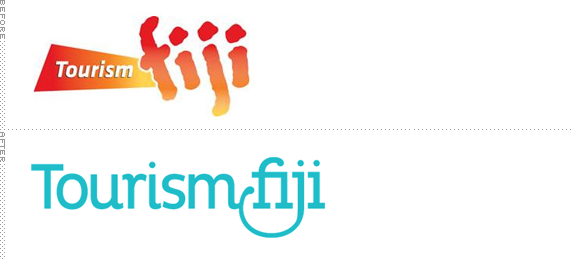 Fiji Tourism Logo, Before and After