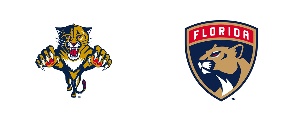New Logos and Uniforms for Florida Panthers by Reebok